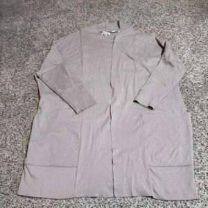 Pact Organic Cotton Open Front Cardigan- L/XL